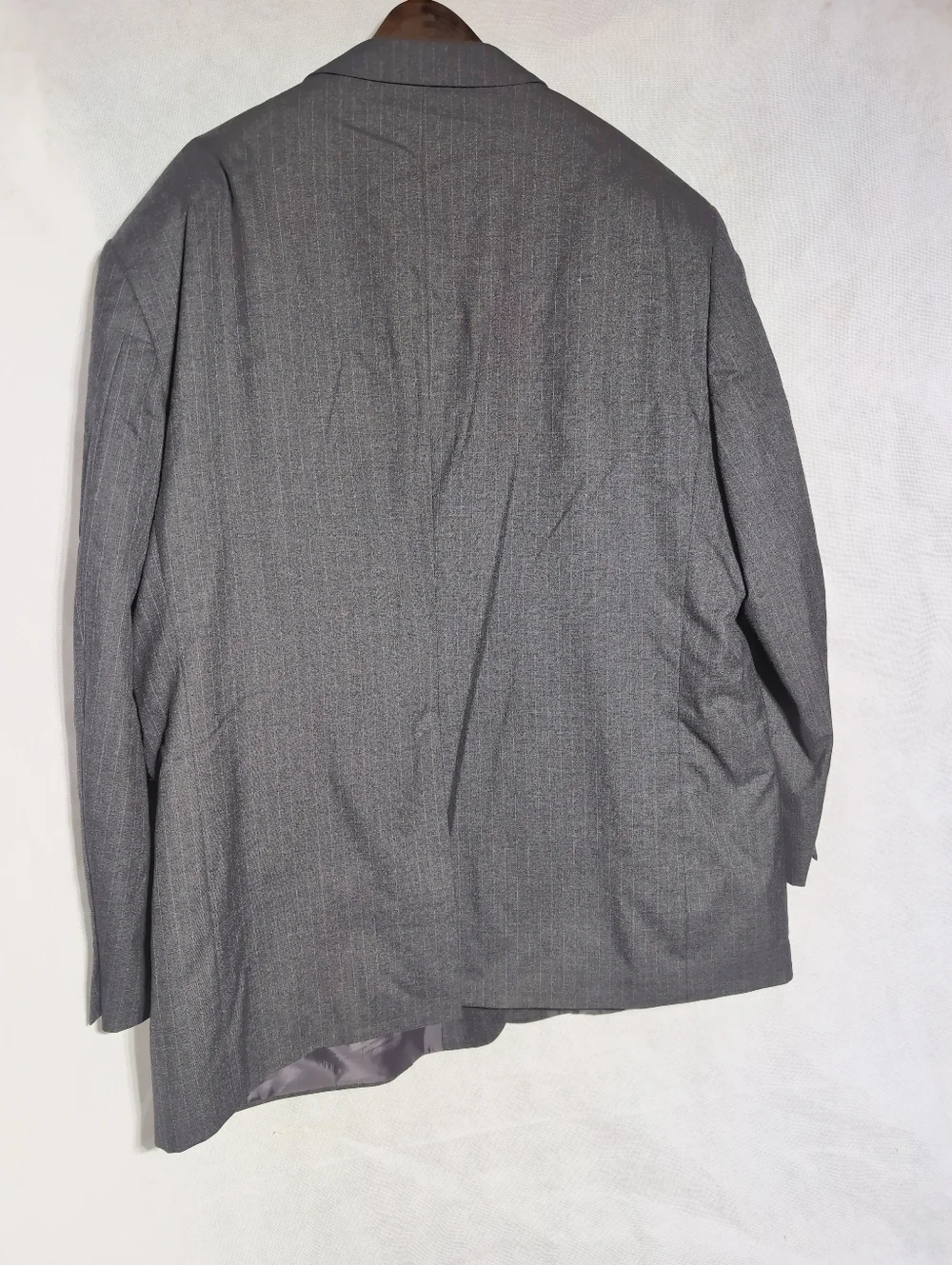 Andre Vachon Vintage Classic Men's Gray Pinstripe Suit